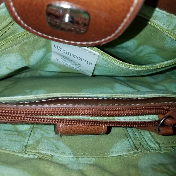 Liz Claiborne Lime Green Shoulder Purse - Picture 5 of 5